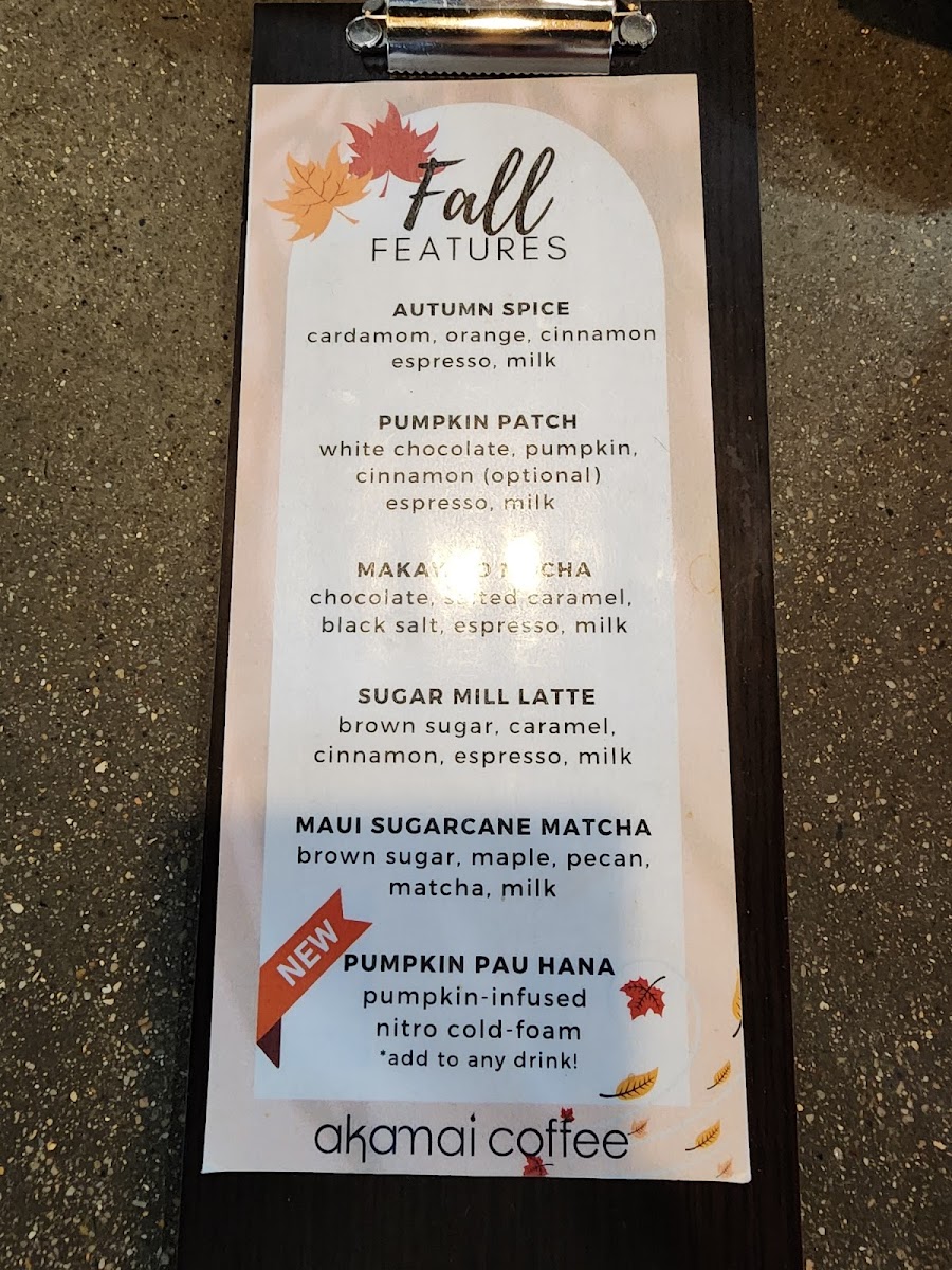 Akamai Coffee Co. Menu - Image 3